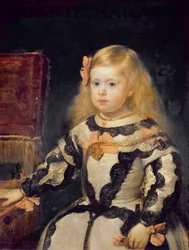 Portret van de infanta Maria Margareta (1651-73), 1654