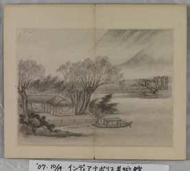 Album met landschapschilderijen