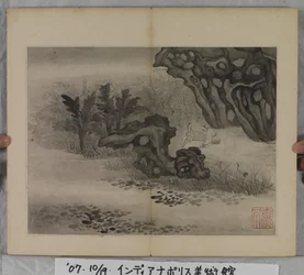 Album met landschapschilderijen
