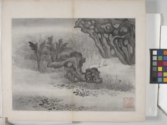 Album met landschapschilderijen