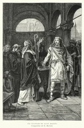 Les Eulogies De Saint Martin (gravure)