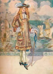 Een man uit de tijd van Karel II, 1907
