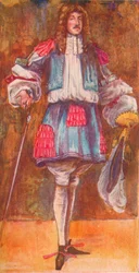 Een man uit de tijd van Karel II, 1907