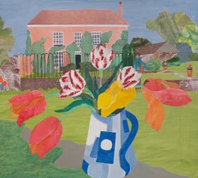 Thuis, Maynes boerderij (collage)