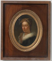 Portret van Sara Stiermans, de vrouw van de kunstenaar