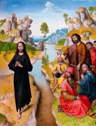 Sint Johannes de Doper predikend