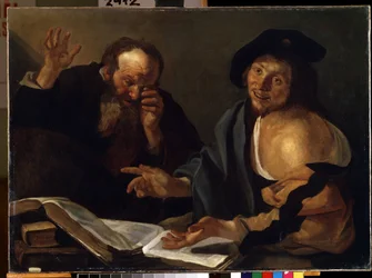 Heraclitus en Democritus