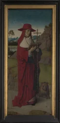 St. Hiëronymus, rechterpaneel van het Drieluik van St. Erasmus, c.1460