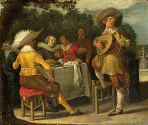 Een openluchtfeest