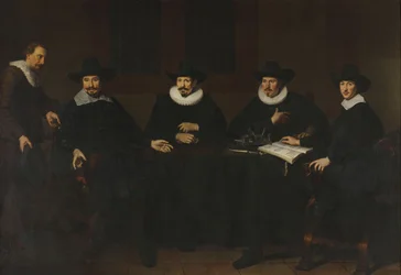 De kapiteins van de Saainering in Amsterdam