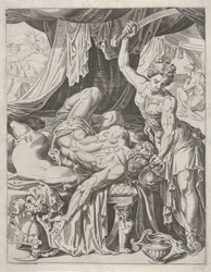 Judit hakt het hoofd van Holofernes af
