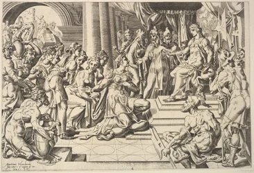 Salomo en de Koningin van Sheba, 1549