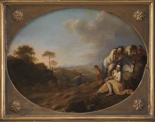 Nimfen in een landschap