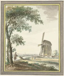 Landschap met molen