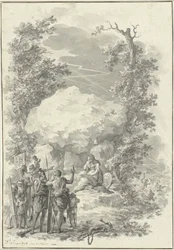 Allegorie op de dood van Joan Derk van der Capellen tot den Pol, 1784