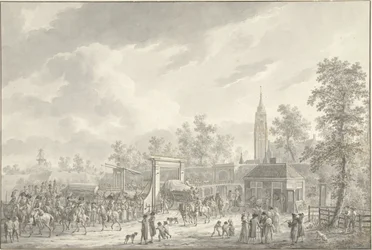Het vertrek van het garnizoen van Amersfoort in 1790