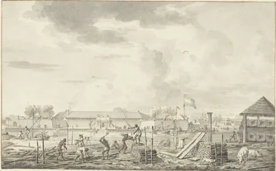 Het Kasteel te Batavia