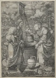 Christus en de vrouw van Samaria, 1523