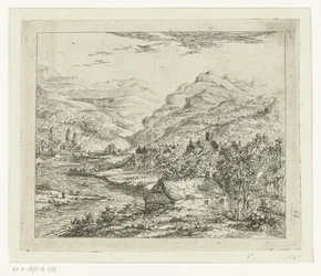 Gezicht in de Hooglanden te Schotland