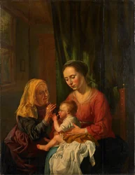 Maagd en kind met Sint-Anna
