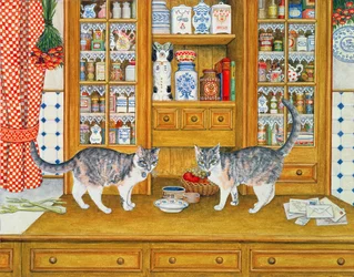Dressoir katten