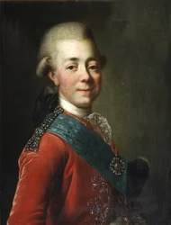 Portret van Groothertog Pavel Petrovich 1754-1801