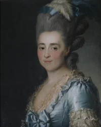 Portret van Natalia Ivanovna Melgunova, 1779