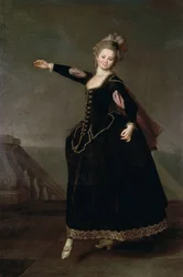 Portret van Natalia Semenovna Borshcheva 1758-1843, 1776