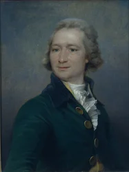 Portret van de dichter Ivan Ivanovich Dmitriev 1760-1837