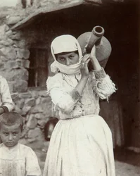Armeens plattelandsmeisje, Jerevan, Armenië, 1880s