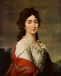 Portret van Anna Stepanovna Protosova