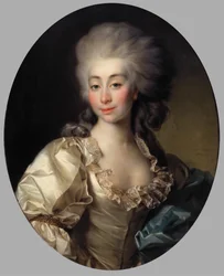 Russisch: "Portret van gravin Urszula Mniszech" Portret van gravin Urszula Mniszech