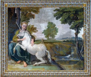 Maagd met een Eenhoorn. 1604-05