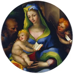 De Maagd en het Kind met het Kind Sint Jan en Sint. Jerome