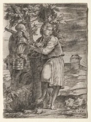 Herder en oude krijger