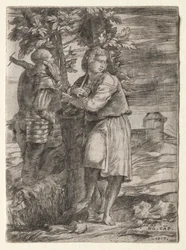 Herder en Oude Krijger, 1517
