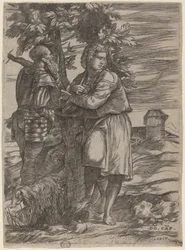 De herder en de oude krijger