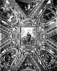 Maagd van de Onbevlekte Ontvangenis met heiligen en engelen, in de Cappella Paolina, c.1611