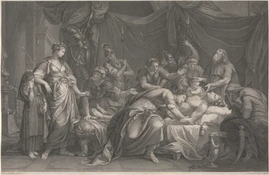 Andromache treurt om de dood van Hector