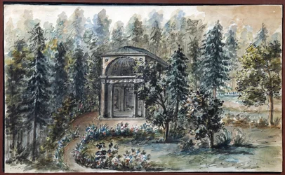 Paviljoen ter nagedachtenis aan Frederica, zus van keizerin Maria Fjodorovna, in Pavlovsk