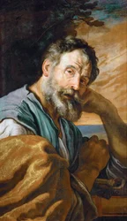 SAINT PIERRE - Barok: Berouw van Sint-Pieter door Fetti, Domenico (1588/90-1623), ca. 1613
