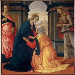 De visitatie tussen Marie-Jacobie en Marie-Salome ...