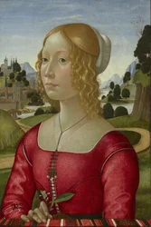 Portret van een dame, ca. 1490