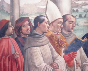 De Dood van St. Franciscus, scène uit de Cyclus van het Leven van St. Franciscus van Assisi