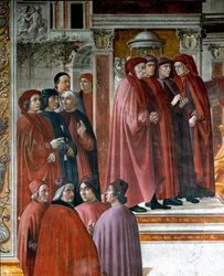 De aankondiging aan Zacharias (detail)
