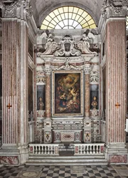 Annunciatie, altaar, zesde kapel, c.1679
