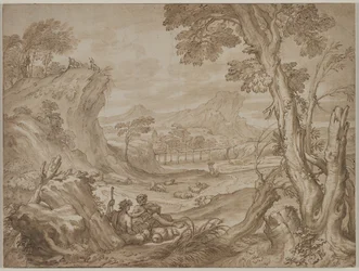 Landschap met herders, ca. 1700