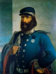 Giuseppe Garibaldi als generaal van het Sardijnse leger