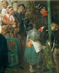 Nieuws van de Vrede van Villafranca (detail)