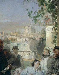 Nieuws van de Vrede van Villafranca (detail)